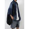 Summer New Chinese Style Vintage Denim Jacket For Men And Women, Loose Retro Button Washed Denim Top