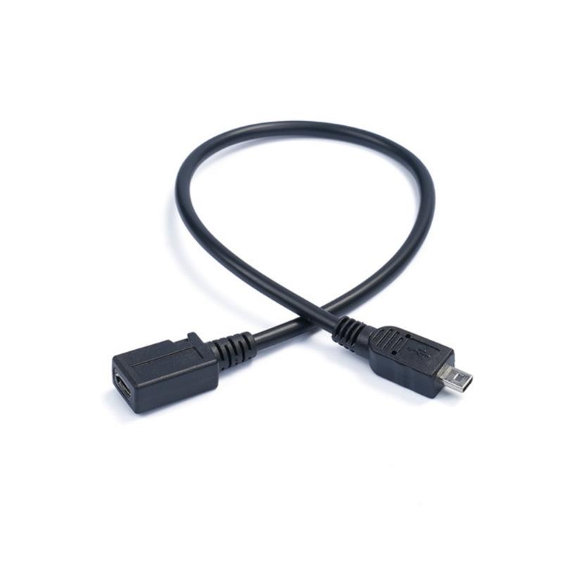 Кабель-адаптер Micro5p USB на Mini USB 8Pin для бесперебойной передачи данных и зарядки устройства, 30 см/11,81 дюйма
