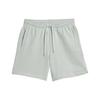 Originals X Pharrell Williams Solid Logo Print Drawstring Sports Shorts Unisex Shorts Linen-Green HS4822