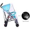 Habillage Pluie pour Poussette Housse Universelle Protection avec Fenêtre de Contact et Ouverture Frontale Complète Pour les Petites