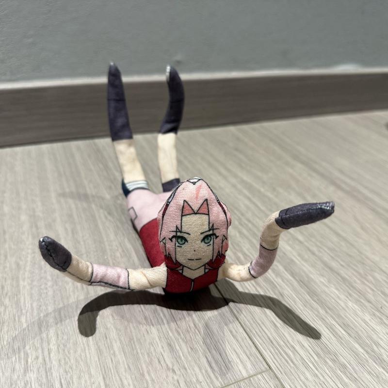 28 см Плюшевая игрушка NARUTO Какаши Аниме Косплей Брелок Хлопковая кукла Тонкая Скручивающаяся форма Комната Абстрактная модель Декорация Подарок Игрушка
