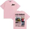 Rock Band Los Parras Tour 2025 Graphic T Shirts Unisex Women Fashion Hip Hop Streetwear Tshirt 100 Cotton Loose Oversized T Shirt