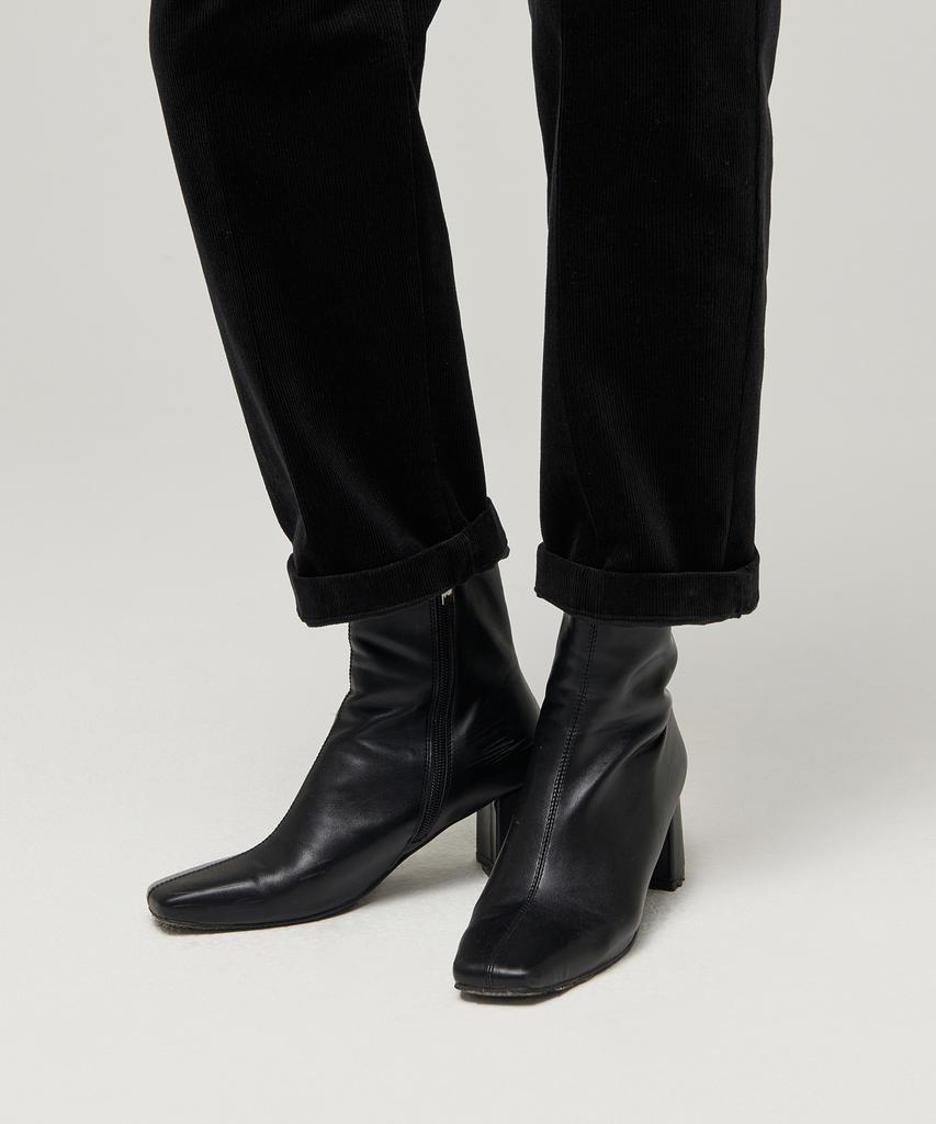 MUSINSA STANDARD WOMAN Women'S Tapered Corduroy Pants [Black]