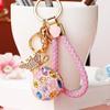 Good Fortune Key Ring Holder Rhinestone Lucky Bag Car Keychain Money Bag Keychain  Car Key Pendant