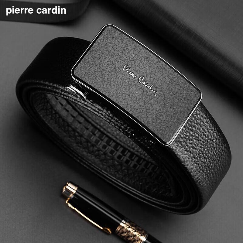 Pierre Cardin Мужской кожаный ремень с автоматической пряжкой