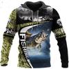 3D Fishing Printed Men's Hoodie Loose Designer Sweatshirt Spring Autumn Oversized Harajuku Y2k Clothes Long Sleeve Pullover 4XL