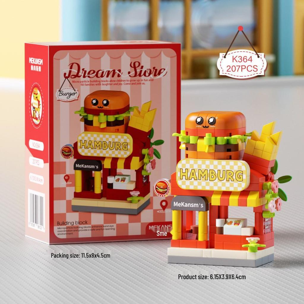 Compatible Lelele Travel RV Building Blocks Educational Toy for Children