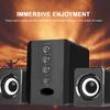 D-202 USB-проводные комбинированные колонки Компьютерные колонки Басовый стерео музыкальный плеер Сабвуфер Звуковая коробка