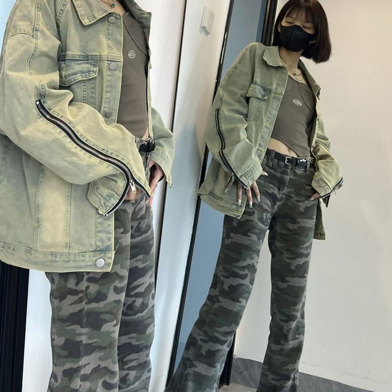 Джинсовая куртка женская плюс размер молния свободная куртка на пуговицах женское удобное спортивное повседневное пальто