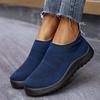 Fashion 2024 New Women Sport Sneaker Flat Bottom Breathable Comfortable Women Sneakers Slip On Sock Solid Color Women's Running Shoe