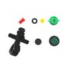 2pcs High Efficiency Garden Irrigation Sprays Head with 6 Pin Clamps Fitting for Wide Coverage Sprays