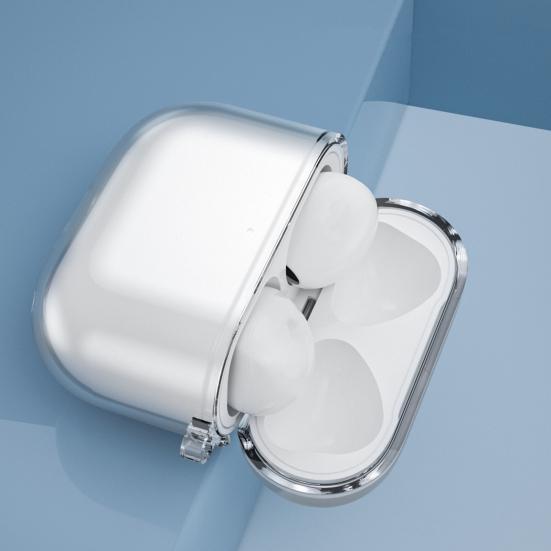 Earbud Protective Case Charging Case Portable for AirPods Pro 3 Shockproof Wireless Earphone Clear
