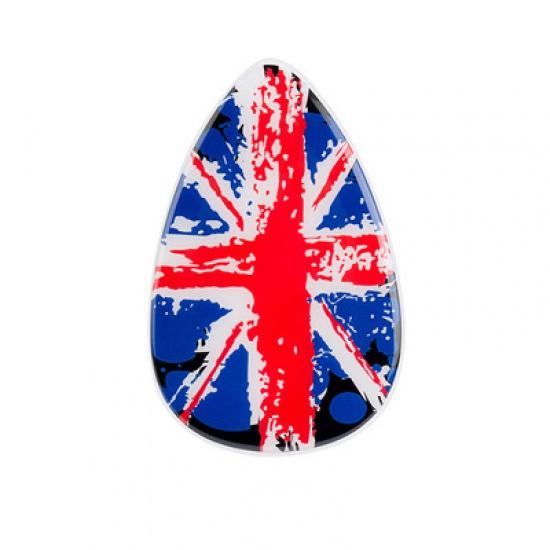 Автомобильная эпоксидная наклейка 3D Union Jack Dashboard AC Vent Outlet Decal для Mini Cooper S Clubman F54 F55 F56 Interior