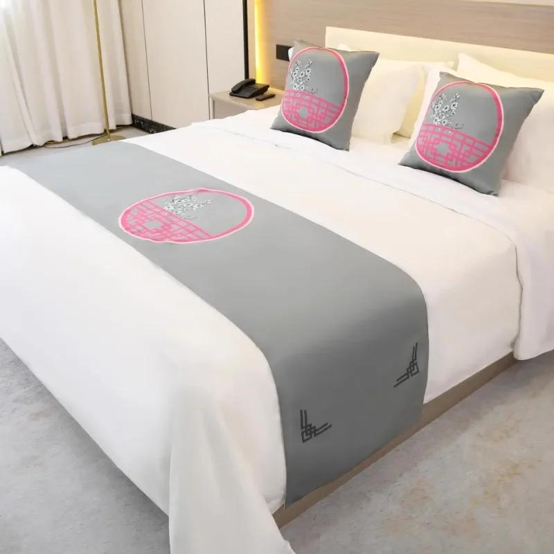 Однотонные покрывала Дорожка для кровати Двухслойная кровать Флаг Плед Постельное белье Односпальная кровать Queen King Покрывало Полотенце Украшения для дома и отеля