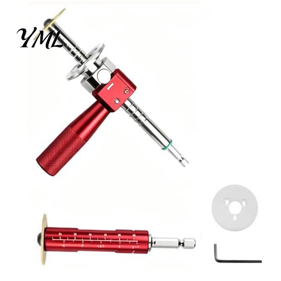 Drain Pipe Repair Accessory Precision PVC Internal Cutter with Diamond Blade And Drill Attachment, Tube Adjustable Depth Inside Tool for Pipes,