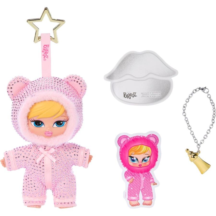 Bratz Плюшевая коллекционная фигурка Bratziez Bling Серия 25-летний юбилей в слепом боксе с клипсой-подвеской и аксессуаром, Коллекционные персонажи