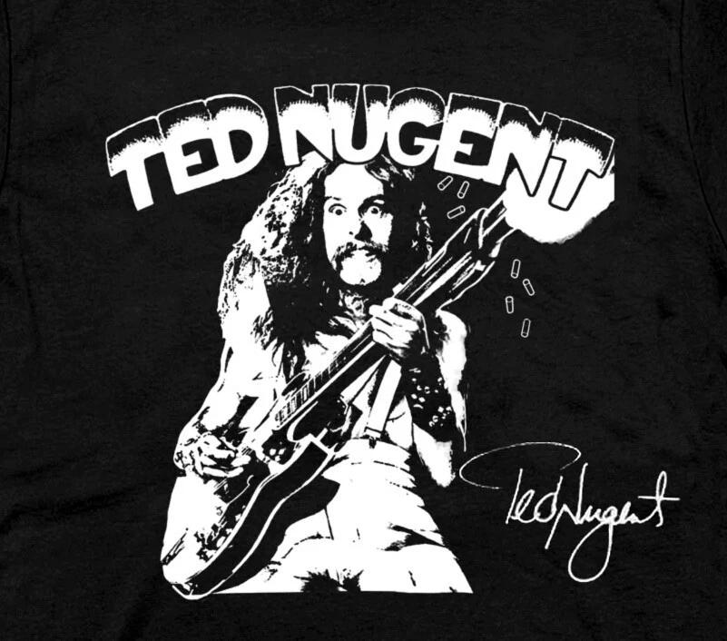 Vintage Ted Nugent Super Star Cotton Black Unisex Shirt