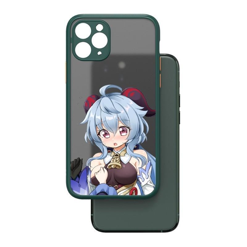 Чехол для телефона Genshin Impact Ganyu для IPhone 13 12 11 Mini Pro Max XS X Max XR 8 7 Plus SE 2022, цвет кожи, чехол для телефона