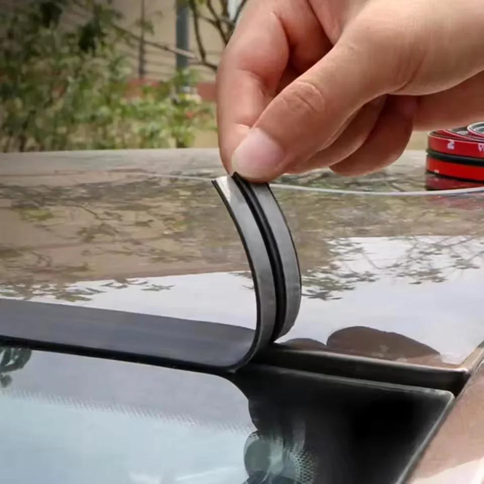 Xiaomi 2M Rubber Car Seals Edge Sealing Strips Auto Roof Windshield Sealant Protector Window Seal Strips Sound Insulation Tape 14/19mm