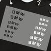 6pc Heat Resistance Caliper Decals Wheel Decor Vinyl Sticker For BMW M Power Performance M3 M5 X1 X6 X3 X5 E39 E46 F11 F12 F07 ydbn48