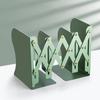 Metal Bookend Retractable Desktop Book Stand Space-saving Book Organizer Holder for Home School Office