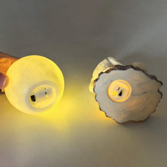 Художественная фигурка мыслителя с ночником, скульптура думающего человека, статуэтка из смолы, декоративная лампа, украшение для дома, офиса, рабочего стола