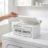 Large Capacity Dryer Sheet Dispenser Rustic Laundry Pods Container  Farmhouse Decor