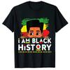 I Am Black History Shirt for Kids Boys Black History Month T-Shirt Gifts African American Melanin Pride Tee Tops Cute Outfits