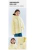 Girls' Wide Brimmed Bread Grid Down Jacket