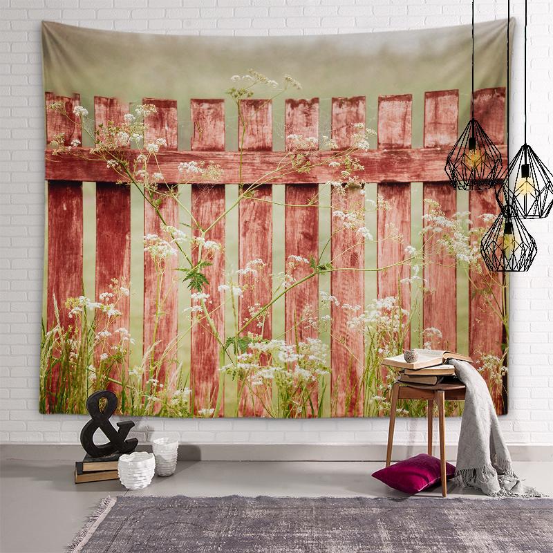 Sunset Flower Field View Tapestry Lotus Lavender Rose Flower Wall Art Tapestry Bedroom Dorm Room Aesthetics Home Decor