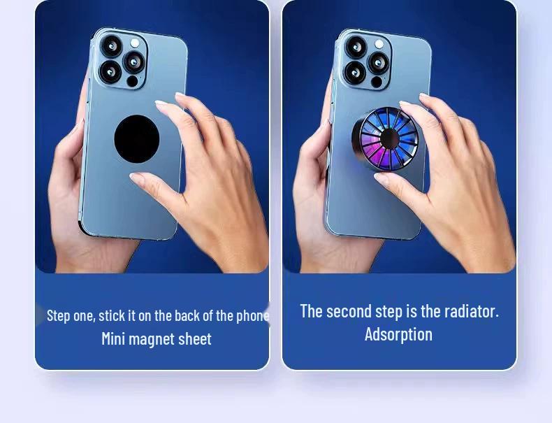 Универсальный магнитный кулер для телефона и планшета с воздушным охлаждением и бесплатной доставкой