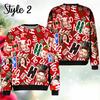 European & American 3D Christmas Avatar Round Neck Long Sleeve Hoodie for Men