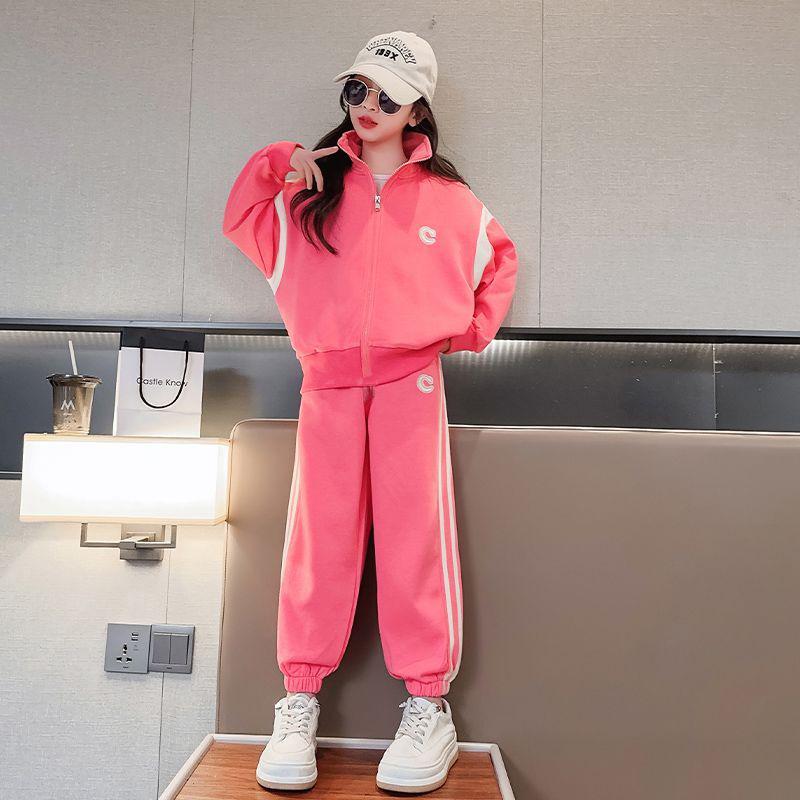 2025 Новый стиль осенний корейский свитер для девочек и спортивный костюм из двух частей
