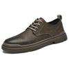 Fashion Classic Hollow Out Casual Shoes for Man Fashion Mens Oxford Shoes Genuine Leather Male Flats British Style Outdoor Safety Shoes