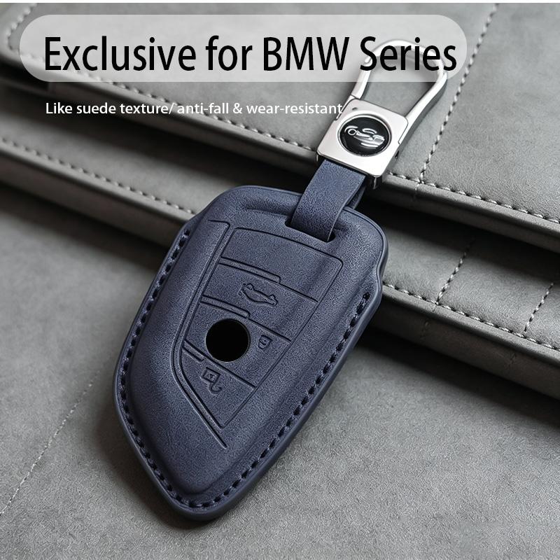 Чехол для ключа автомобиля Брелок Обложка Для BMW 1 3 5 7 Серии X1 X3 G01 X4 G02 X5 F15 F16 M3 M4 F30 F31 F32 F34 F20 F21 F07 F10 G30 Кожаный