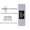 ITGZ M2 Smart Display NVME Hard Drive Enclosure with Aluminum Alloy Shell