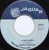 7-дюймовая пластинка DERRICK MORGAN A No Duppy Never Give Up A No Dup D632 Jaguar 1974 Ямайка Регги Ска Даб Б/у