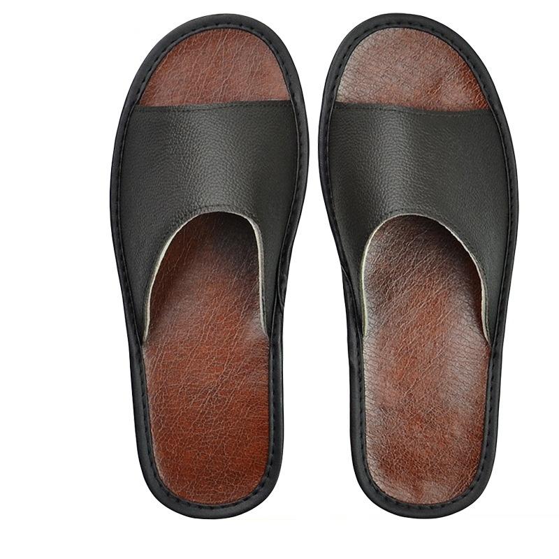 Роскошные тапочки из натуральной кожи, кожаные тапочки ручной работы для женщин и мужчин, домашние тапочки без шнуровки, мягкие удобные домашние туфли для спальни
