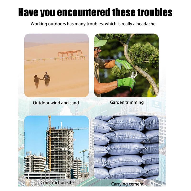 Full Protective Welding Hood Dust Cap Dustproof Windproof Cape Safety Helmet Outdoor Safety Protection Hats Neck Cover