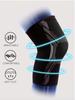 High-Elasticity Compression Knee Sleeves-Breathable Supportive Workout Knee Braces Reinforced Knee Pad Ergonomic Design For Gym