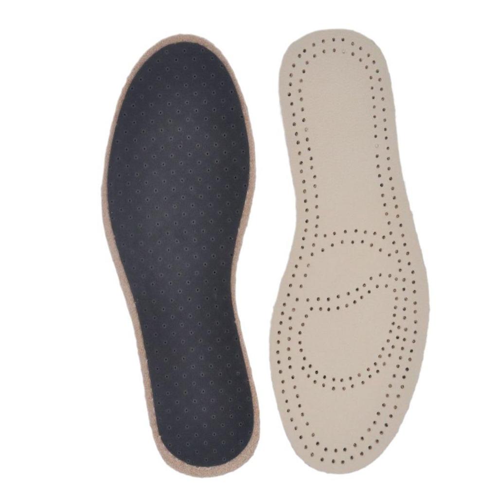 Удобные стельки из коровьей кожи: Воздухопроницаемые, впитывающие пот, дезодорирующие и амортизирующие для мужчин и женщин