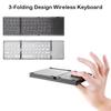 3-Folding Design Bluetooth Keyboard for Windows, Android, iOS systems Mobile Work