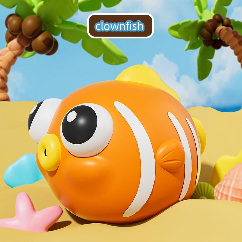 New Cute Eyeball Burst Squeeze Toy Portable Pinch Sea Lion Decompression Toy Cartoon Marine Animals Dolphin Stress Reliever Toys