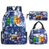 Game Merchandise Printed Children's Schoolbag Set Casual Backpack Three-piece Set