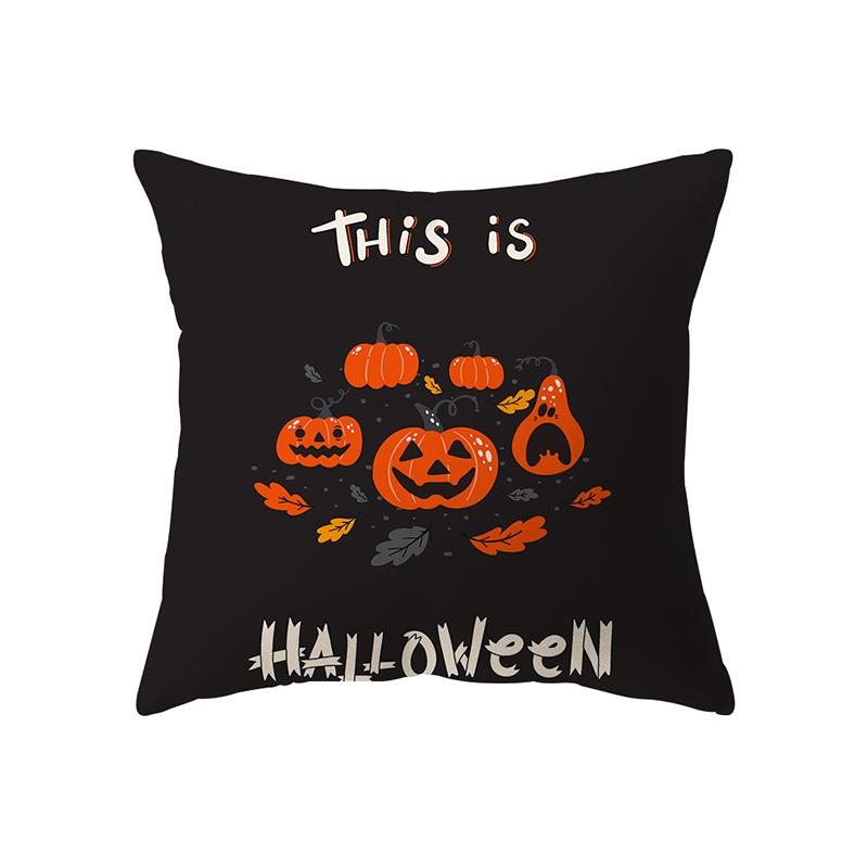 Коллекция черепов и тыкв на тему Хэллоуина, наволочка для дивана, праздничный подарок, декор для вечеринки, дом