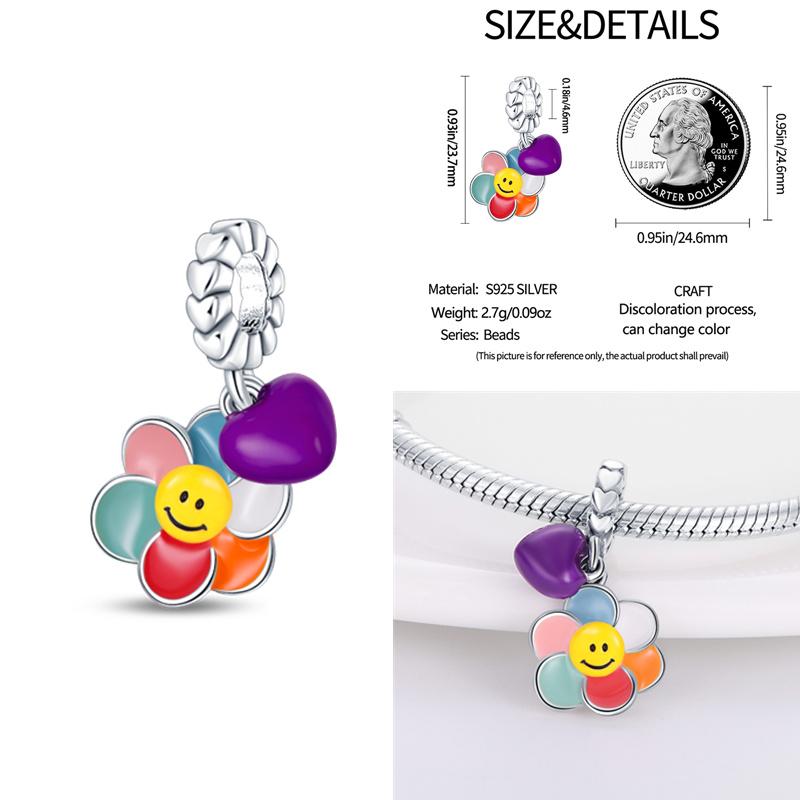 Charms Fit Diy Original Bracelet Real S925 Sterling Silver Beads Luminou Pendants Firefly Ocean Series Dangle Fine Jewelry