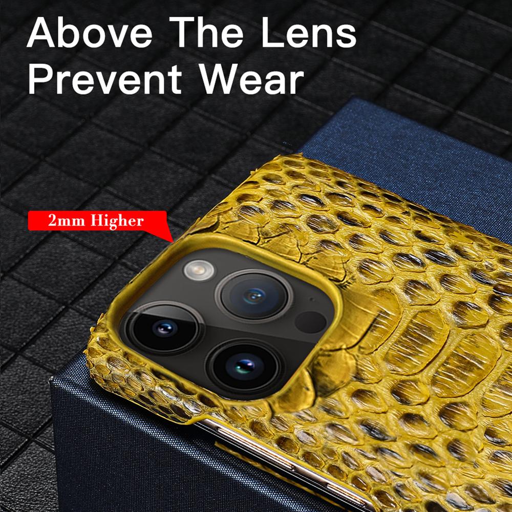 100% подлинный чехол из кожи питона для iPhone 16 15 11 12 13 14 Pro Max Plus 15Pro 14Pro 16Pro 16Plus Max Luxury