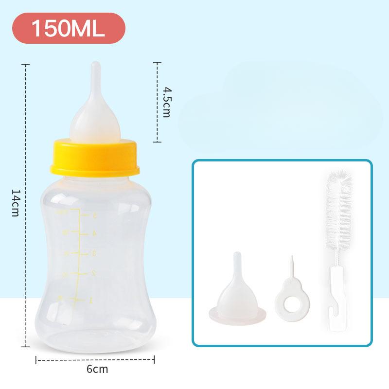 Бутылочка для кормления новых домашних животных, щенков и котят, соска-бутылочка для новорожденных, ультра-маленькие щенки, специальные мягкие принадлежности для сосок