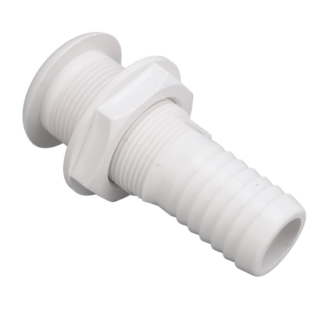Boat Through Hull Connector 29mm Outlet Drainage Straight Drain Outlet Fittings Boat Plumbing Fittings