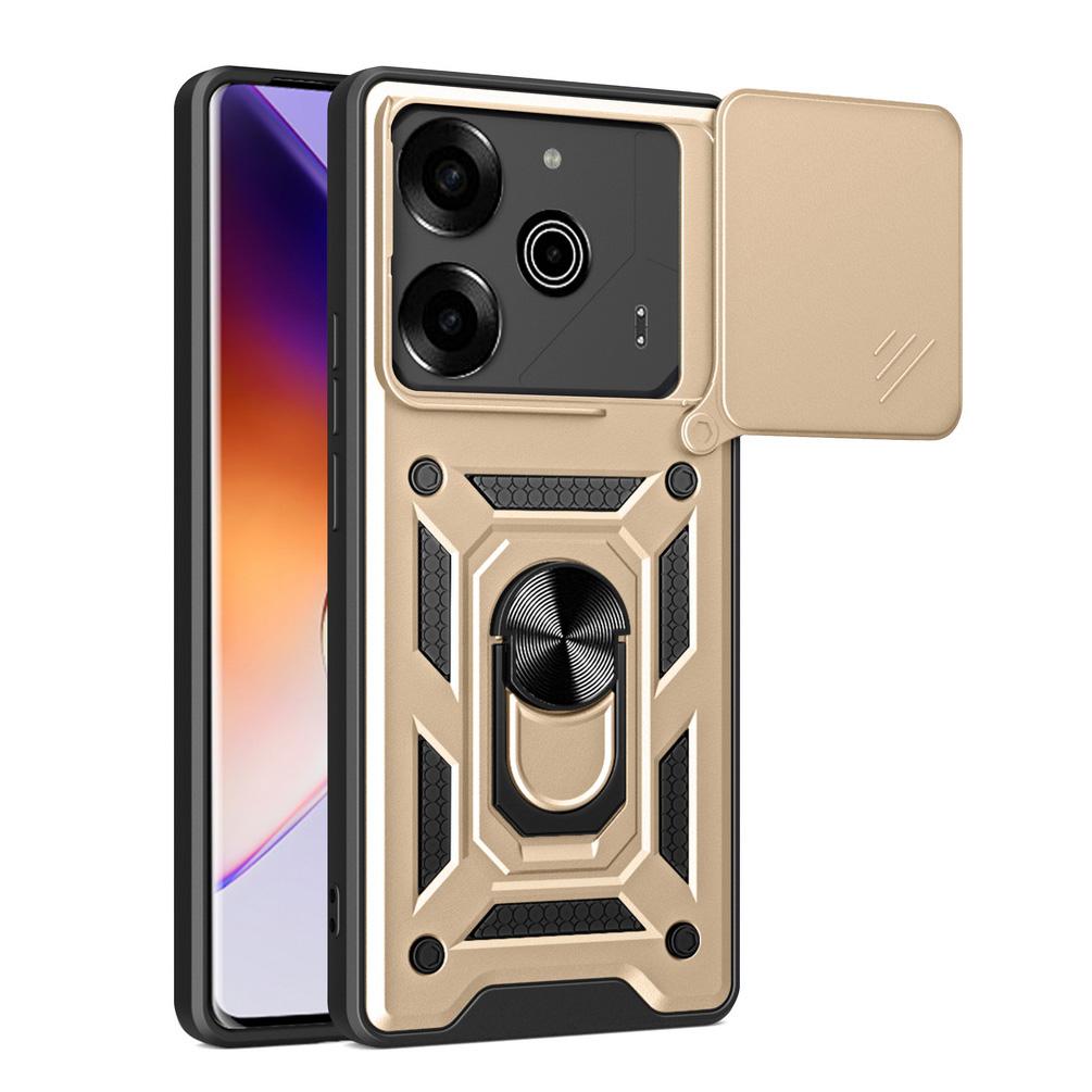 Защитный чехол для камеры Tecno POVA 6 Pro Pova6 TECNO POVA 5 Armor Hybrid Ring Back Cover